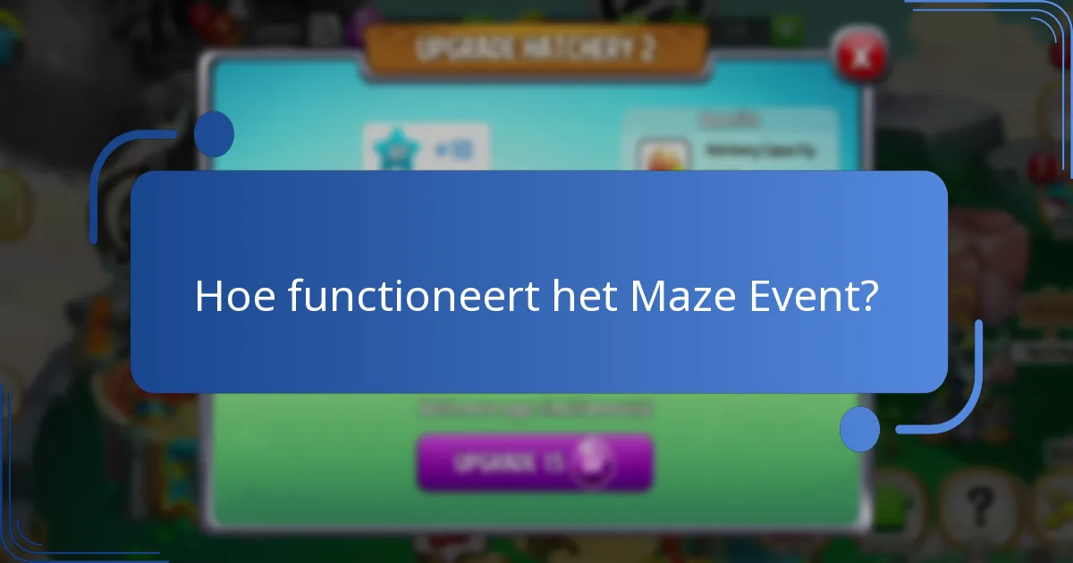 Hoe werkt de evenementcurrency in het Maze Event?