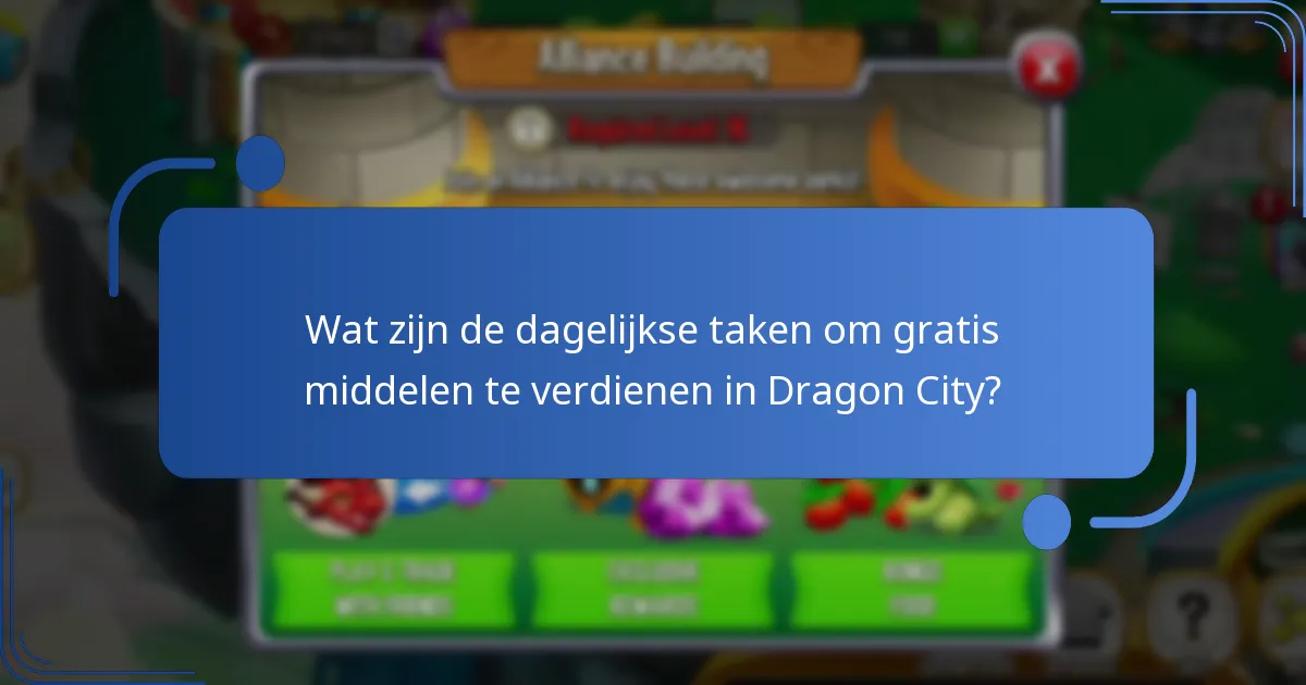 Hoe beïnvloeden dagelijkse gratis middelen de gameplay in Dragon City?