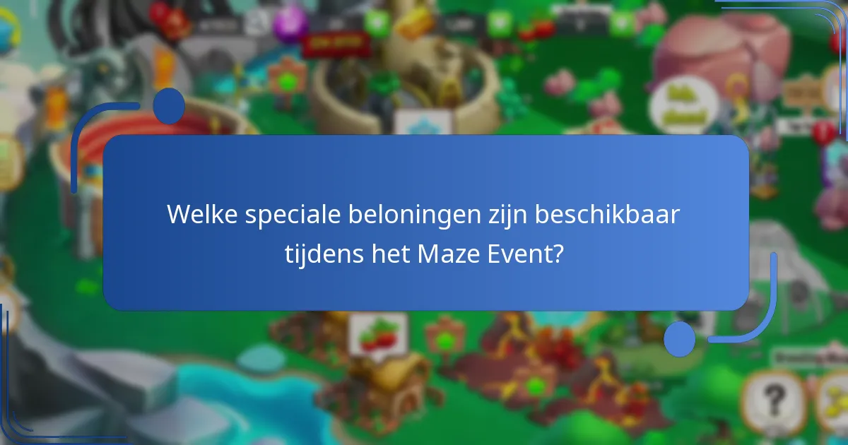 Hoe functioneert het Maze Event?